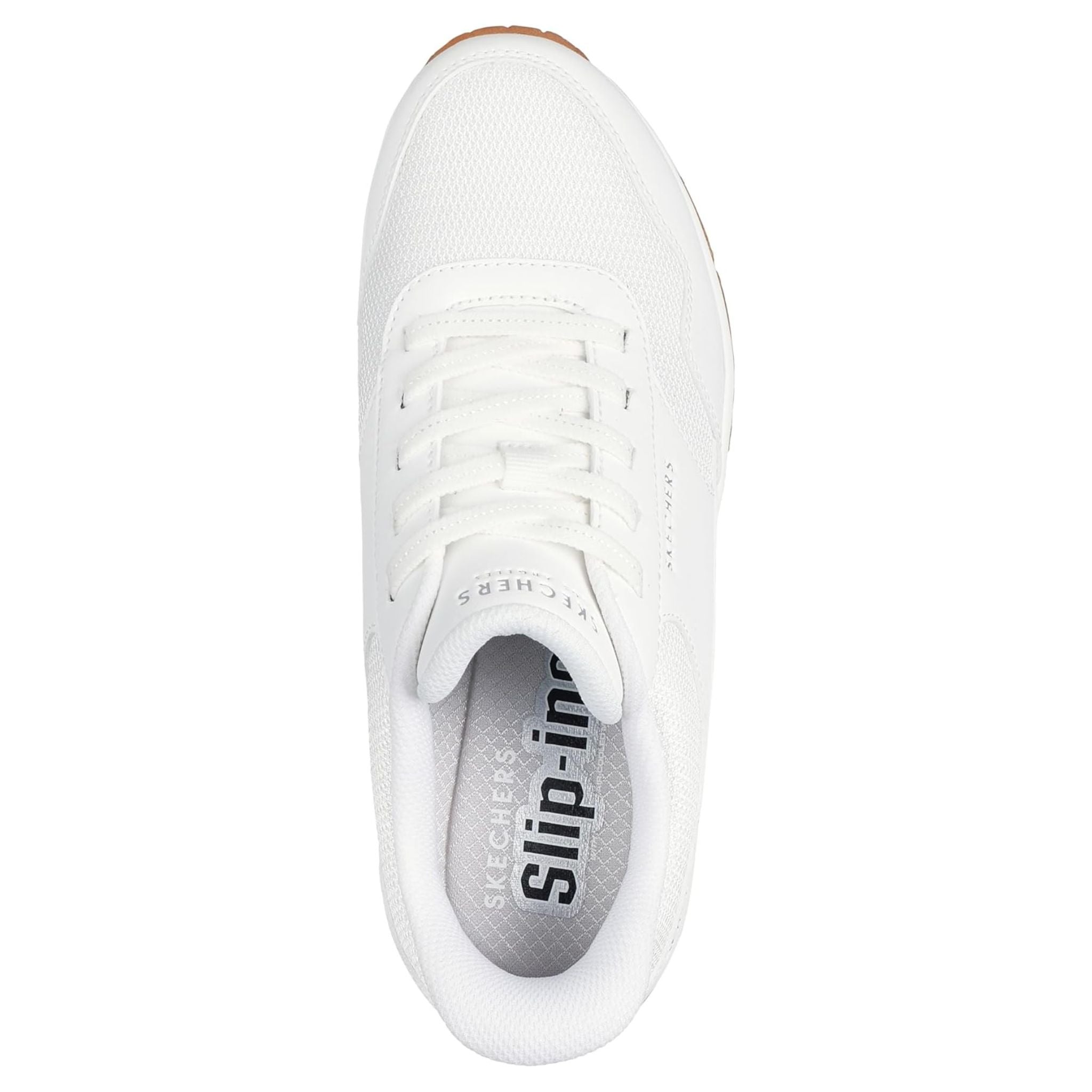 Skechers Women's 177117 Uno - Banksia White Slip-ins Casual Shoes