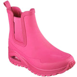 Skechers Women's 177183 Uno Rugged-Dancing N The Rain Magenta Casual Boots ThatShoeStore