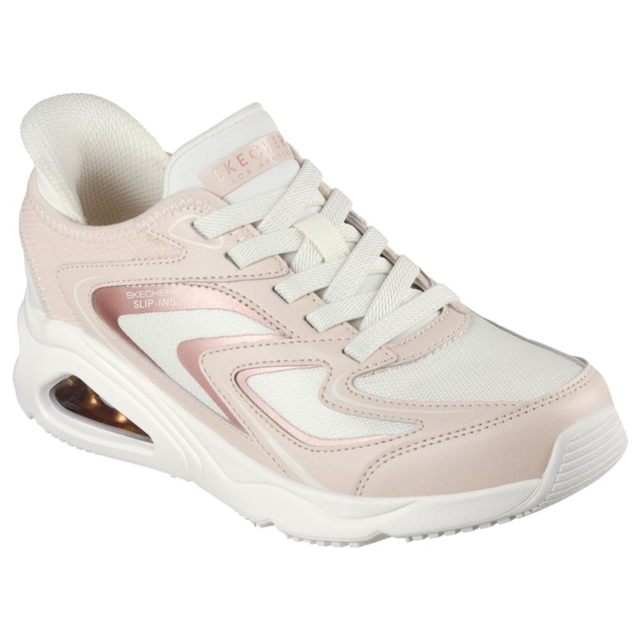 Skechers Women's 177408 Tres-Air Uno-EZ-Glide Taupe Slip-ins