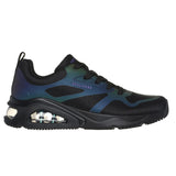 Skechers Women's 177418 Tres- Air Uno Shimmer N Glow Black Casual Shoes ThatShoeStore