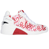 Skechers Women's 177678 A Wedge Heart Of Hearts White Red Casual Shoes ThatShoeStore