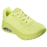 Skechers Women's 177794 UNO Flex Spring On Air Lime Casual Shoes ThatShoeStore