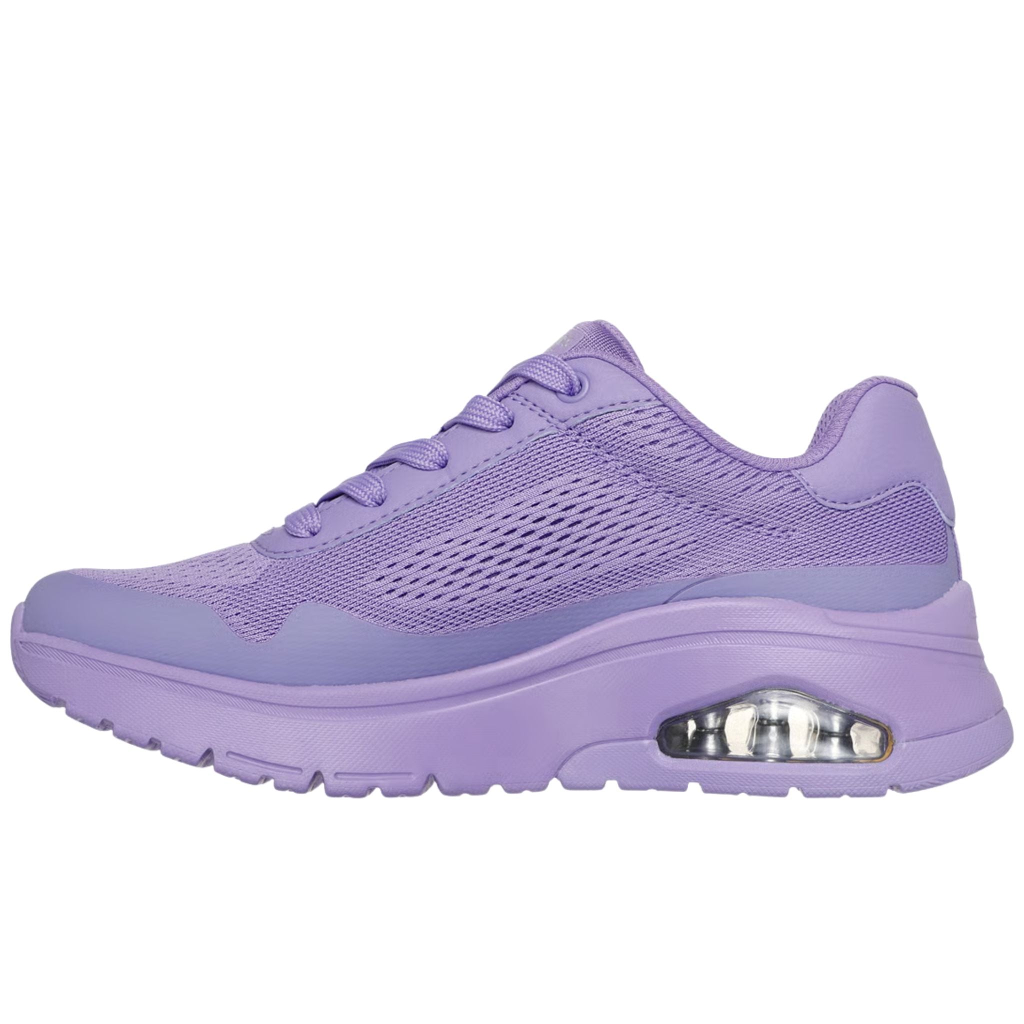 (新品)SKECHERS スニーカーパープルUNO FLEX SPRING ON Skechers Women's 177794 UNO Flex Spring On Air Purple Casual Shoes