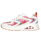 Skechers Women's 177948 Uno Ricardo Cavolo Spring Bloom White Multi Casual Shoes ThatShoeStore