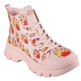 Skechers Women's 177950 Ricardo Cavolo Roadies Surge Tiny Flames Pink Multi Casual Shoes ThatShoeStore