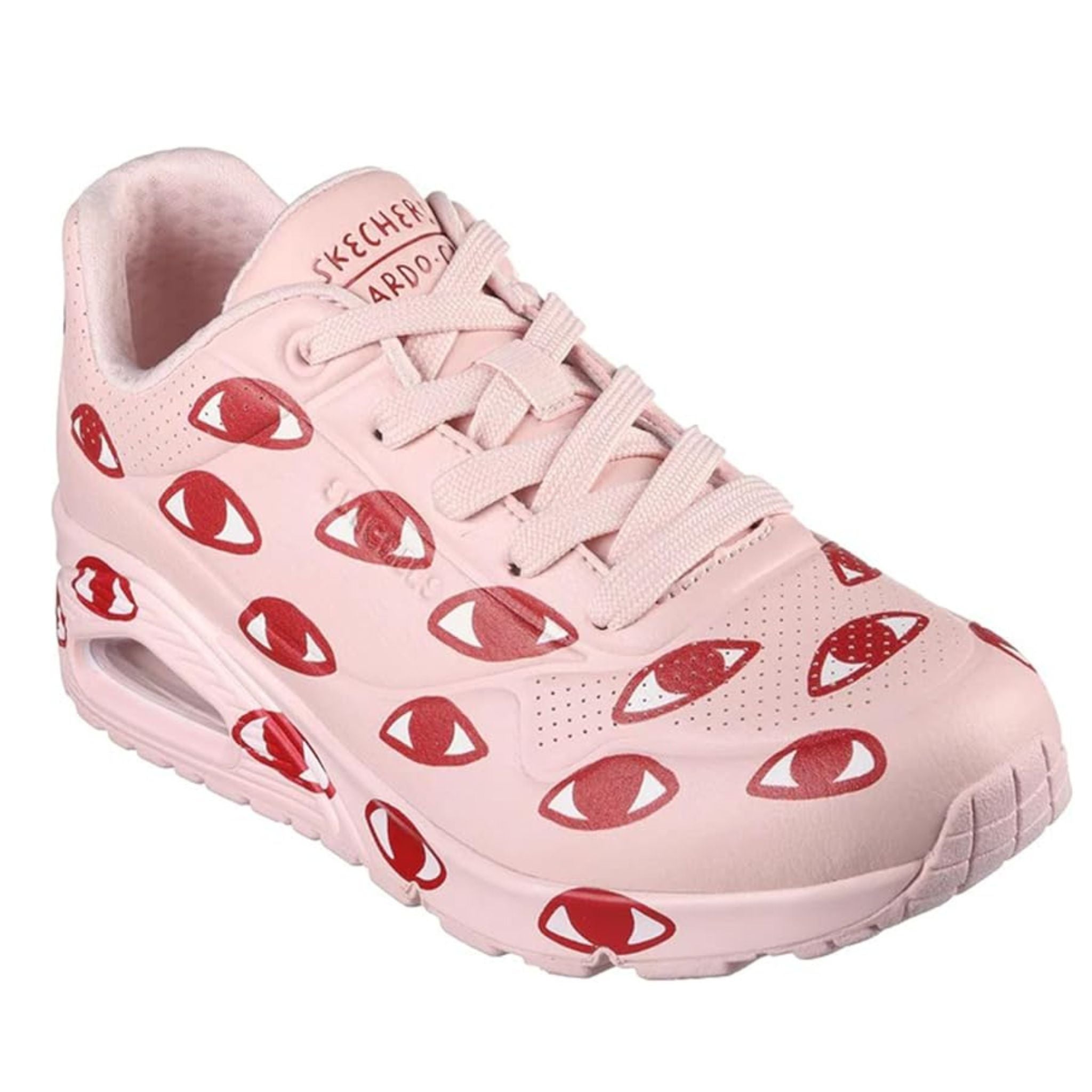 さとっち③ Skechers Women's 177955 Ricardo Cavolo Uno Many Eyes Pink Red