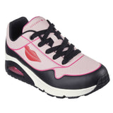 Skechers Women's 177998 UNO Beso Black Pink Casual Shoes ThatShoeStore