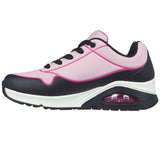 Skechers Women's 177998 UNO Beso Black Pink Casual Shoes ThatShoeStore
