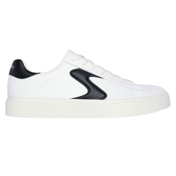 Skechers Women's 185016 Eden LX-Beaming Glory White Black Casual Shoes