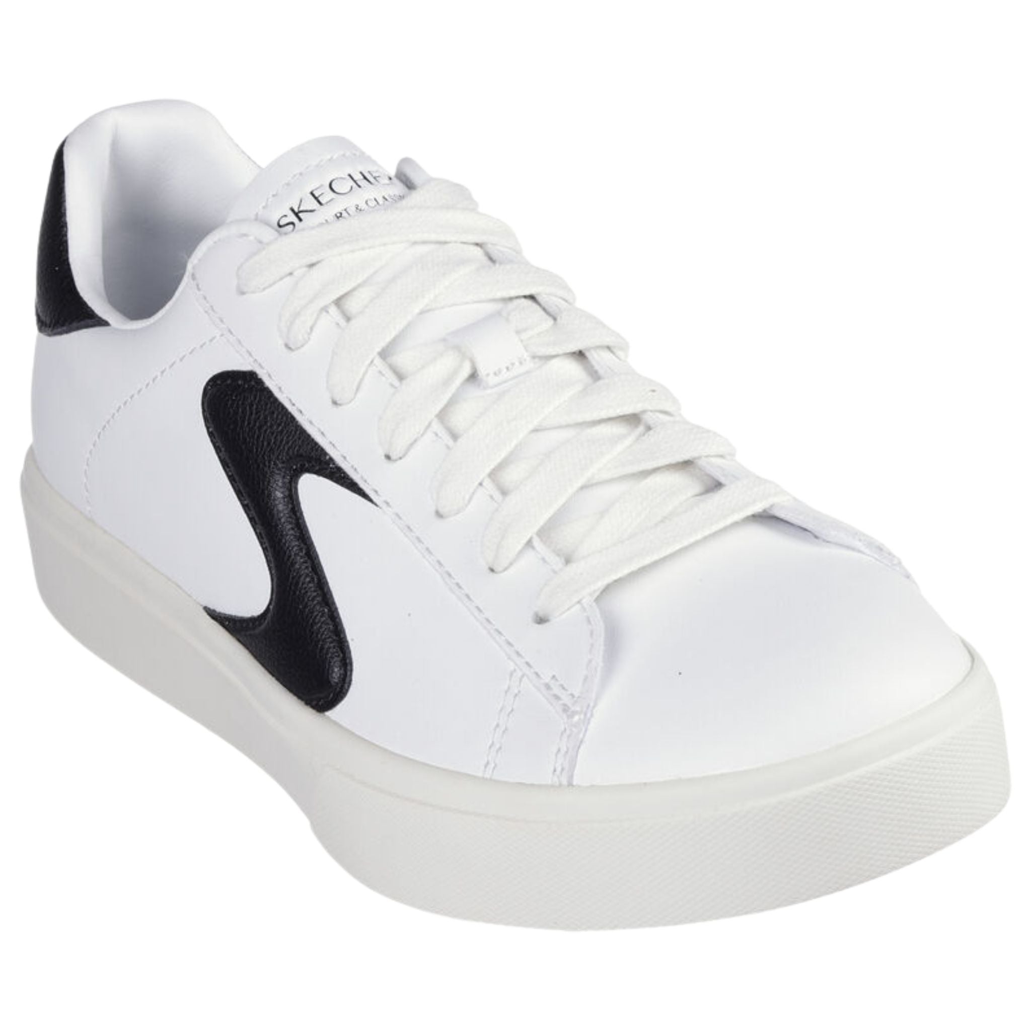 Skechers Women's 185016 Eden LX-Beaming Glory White Black Casual