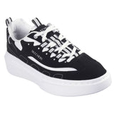 Skechers Women's 185069 Cordova Classic-Solid Score Black White Casual Shoes ThatShoeStore