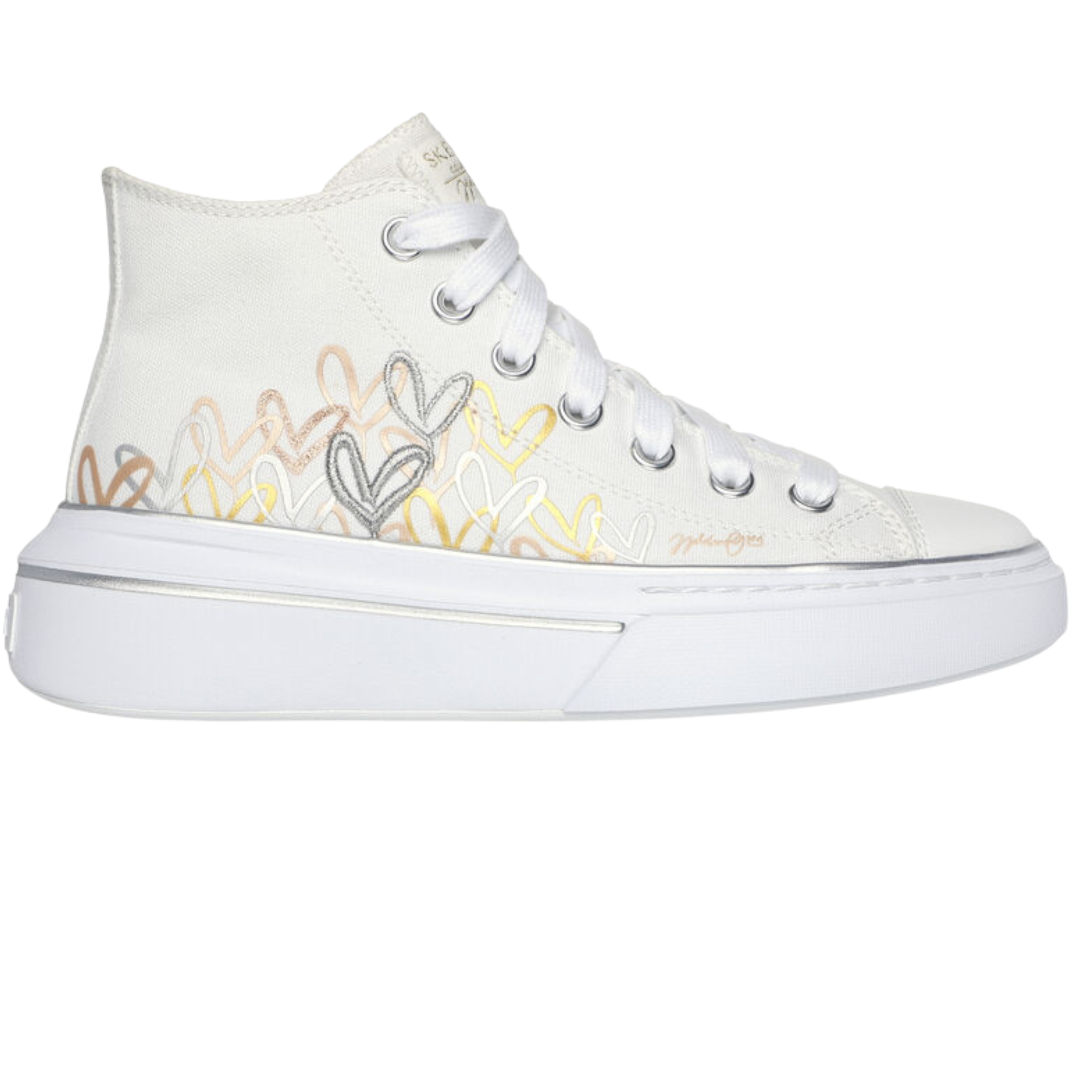 Skechers Women's 185134 Cordova Classic-Chic Love White Multi