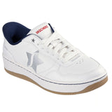 Skechers Women's 185315 Sport Court 2.0 Studded Star Slip-ins White Navy Casual Shoes ThatShoeStore