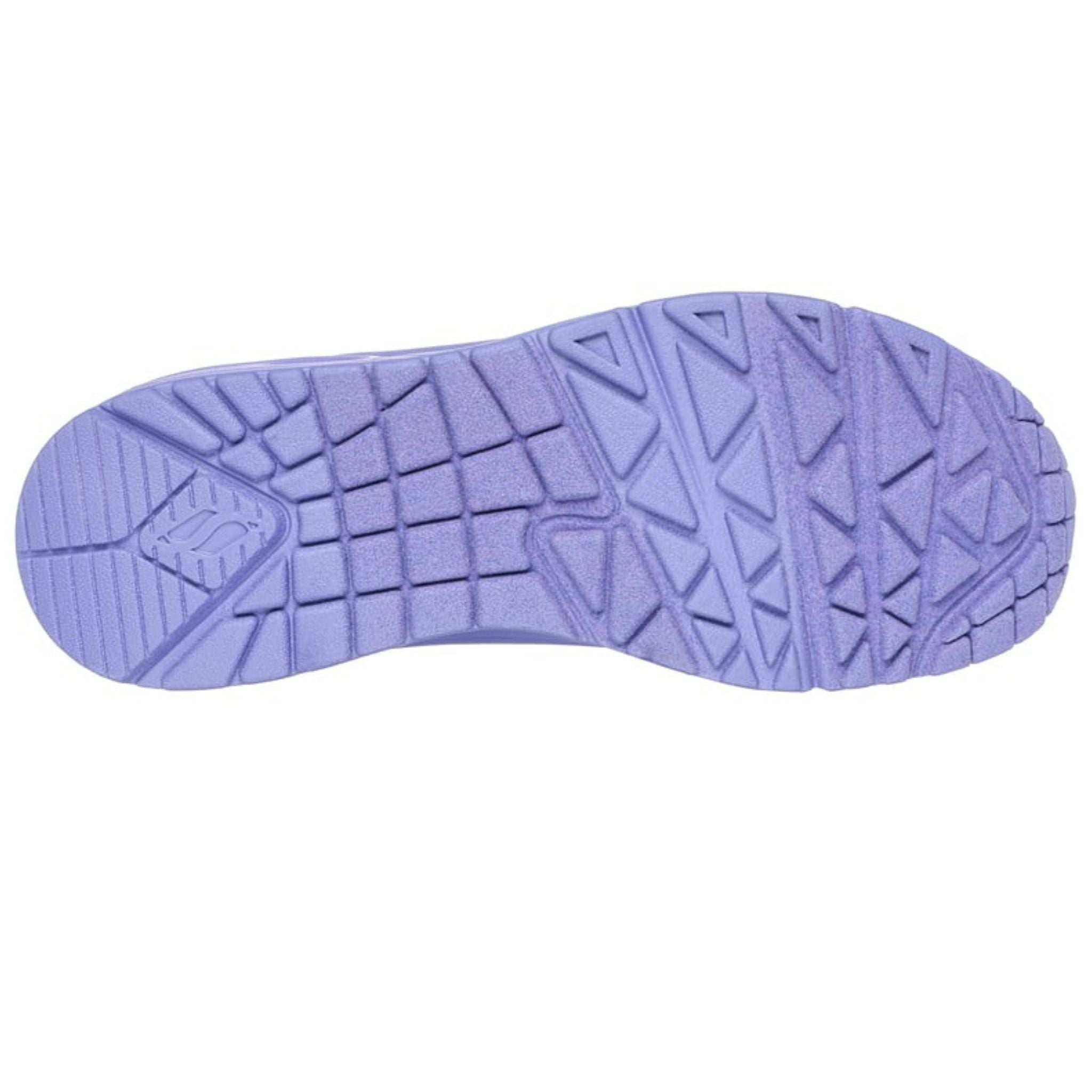 Skechers Women's 73690 Uno Stand On Air Lilac Casual Shoes (WIDE
