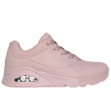 Skechers Women's 73690 Uno- Stand on Air Light Mauve Casual Shoes ThatShoeStore
