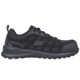 Skechers Women's 77289 Bulkin Ayak Black Safety Toe Metal Free Work Shoes ThatShoeStore