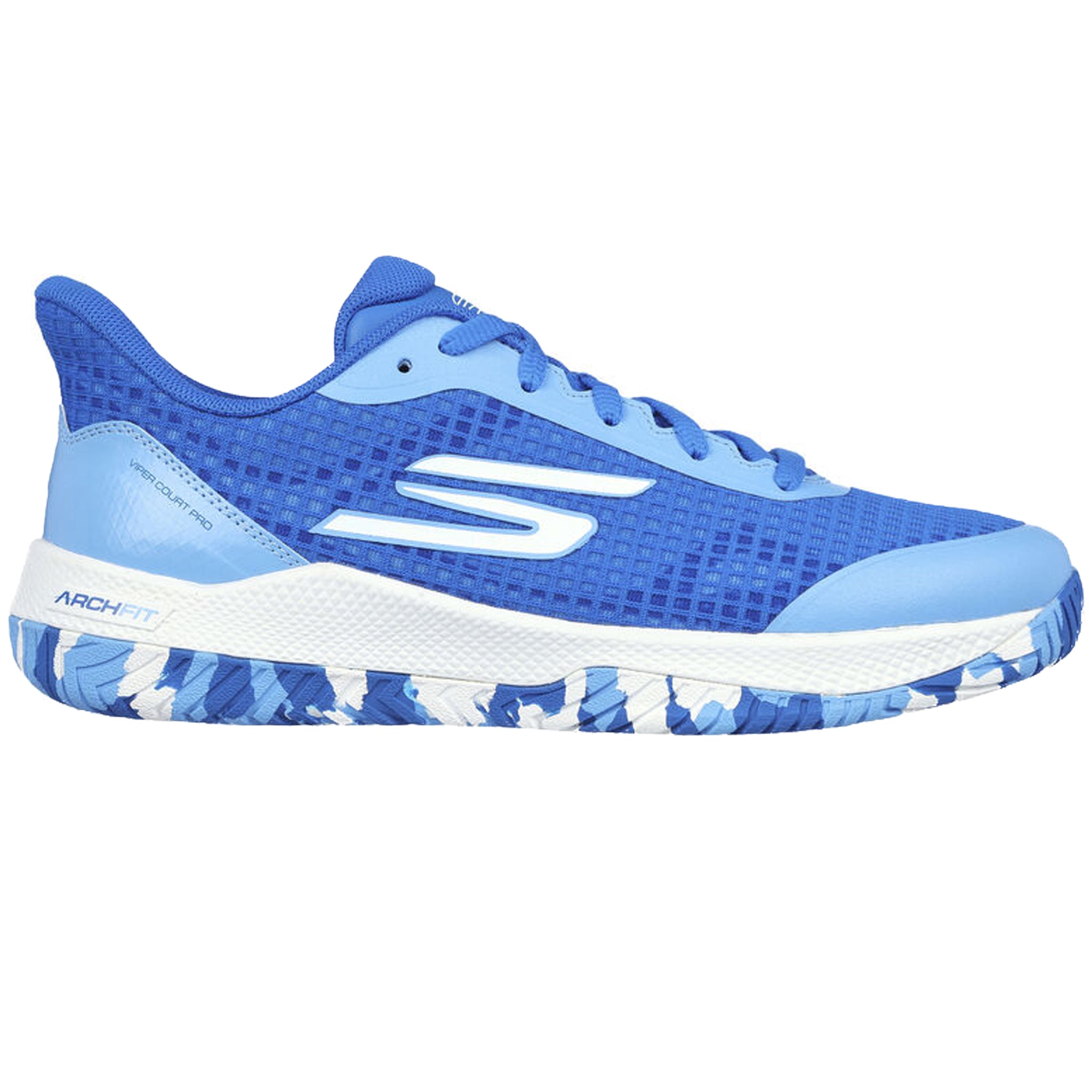 Skechers Women s 172069 Viper Court Pro Blue White Pickleball