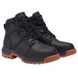 Timberland PRO Men's TB0A66DQEMW1 Montauk 6IN Black Full Grain Leather Medium Soft Toe Work Boots ThatShoeStore