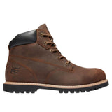 Timberland PRO Men's TB1A1WG22141 Gritstone 6IN EH Brown Full Grain Leather Medium Soft Toe Work Boots ThatShoeStore
