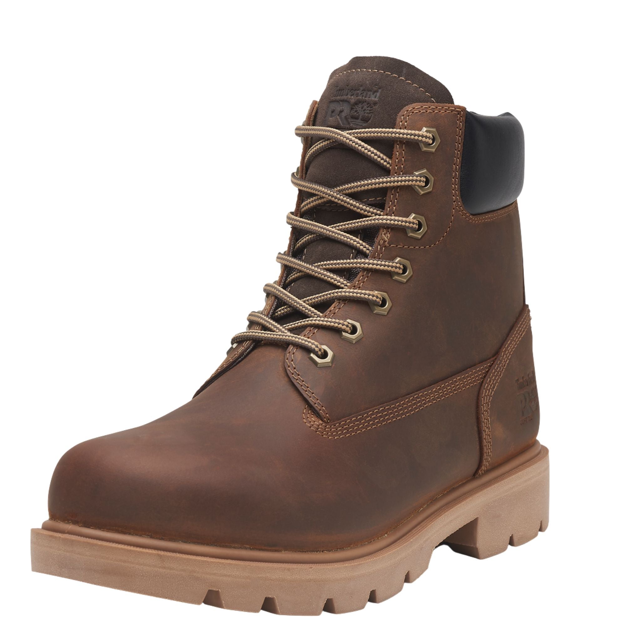 Timberland PRO Men's TB0A63EQ 6IN Sawhorse Brown Full Grain Soft Toe Work Boots 10 / Wide