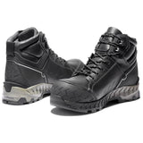Timberland PRO Men's TB1A2262 6IN Work Summit Black Waterproof CarbonShield Composite Toe Work Boots ThatShoeStore