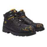 Timberland PRO Men's TB1A451G 6IN Magnitude Black Waterproof Composite Toe Work Boots ThatShoeStore