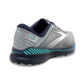 Brooks Women's 120353 036 Adrenaline GTS 22  Grey Peacoat Aruba Cushion Support Running Shoes ThatShoeStore