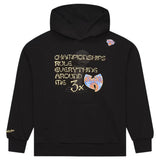 Mitchell and Ness Men's New York Knicks x Wu-Tang Black C.R.E.A.M. Hoodie ThatShoeStore