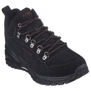 Skechers Women's 177185 Uno Trail Outdoor Stroll Black Casual Hiking Boots