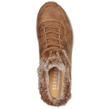 Skechers Women's 155589 Uno Cozy Air Chestnut Fur Lined Casual Shoes Clogs ThatShoeStore