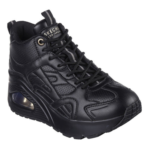 Skechers Women's 155680 Uno Hi Her Friends Black Casual Shoes