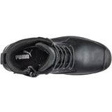 Puma Women's 630675 Conquest 7" Zip EH WP Black Work Boots ThatShoeStore