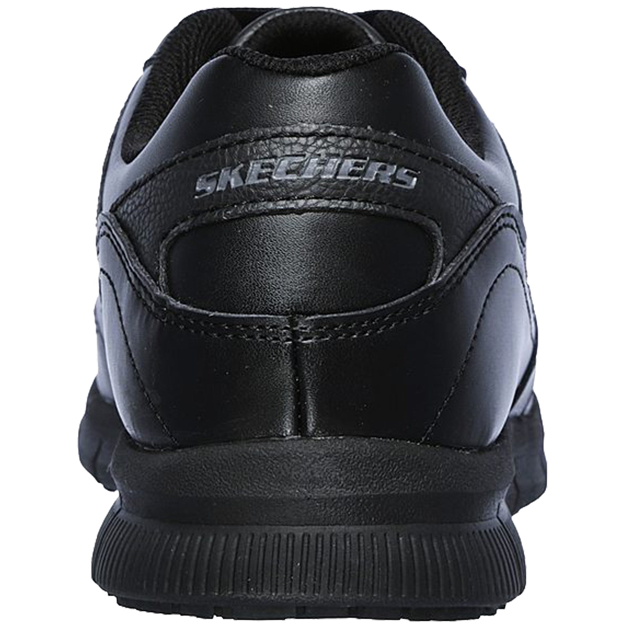 Zapatos de trabajo negros para hombre Skechers Nampa en MEGACALZADO