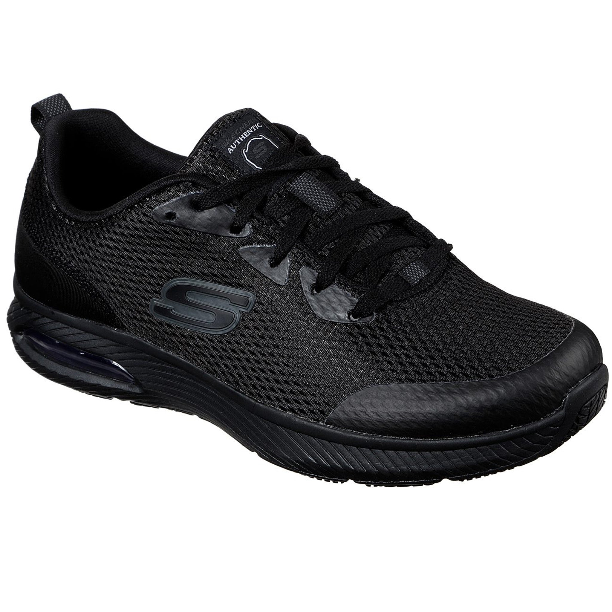 bestia Paisaje de madera Skechers Men's 77520 Dyna Air SR Memory Foam Slip Resistant Black Work –  That Shoe Store and More
