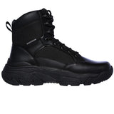 Skechers Men's 77533 Markan Bovill Black Tactical Work Boots ThatShoeStore