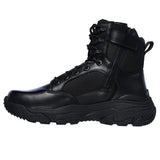 Skechers Men's 77533 Markan Bovill Black Tactical Work Boots ThatShoeStore