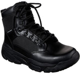 Skechers Men's 77533 Markan Bovill Black Tactical Work Boots ThatShoeStore