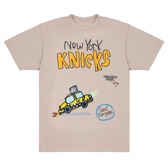 After School Special Men's NBA New York Knicks Khaki T-Shirt Small