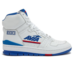 Avia Men's Avi-Retro 830 White/Blue/Red Basketball Sneakers