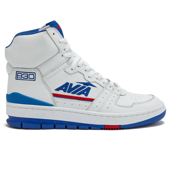 Men's Avi-Retro White/Blue/Red Basketball Sneakers That Shoe and More