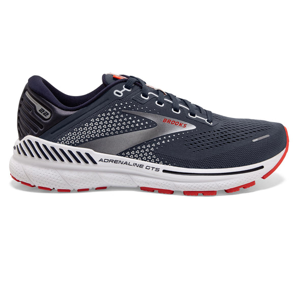 Brooks Men's 110366 435 Adrenaline GTS 22 Peacoat/India Ink/Grenadine Road Running Shoes