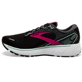 Brooks Women's 120356 013 Ghost 14 Black Pink Yucca Cushion Neutral Running Shoes ThatShoeStore