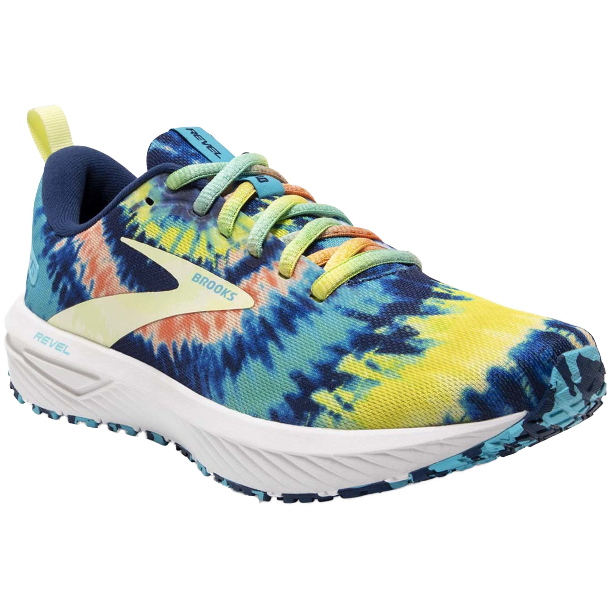 Brooks Women s 120386 438 Revel 6 Blue Bachelor Button White