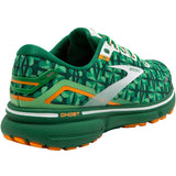 Brooks Women's 120380 371 Ghost 15 Run Lucky Green White Orange Cushion Neutral Running Shoes ThatShoeStore