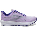 Brooks Women's 120373 588 Launch 9 Lilac Cobalt Silver Speed Neutral Running Shoes ThatShoeStore