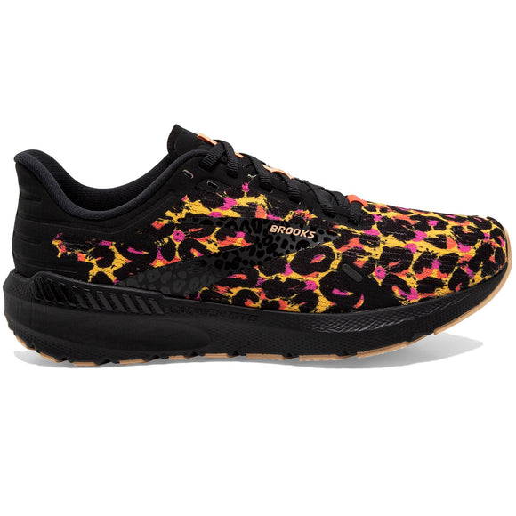 Brooks Women's 120374 747 Launch GTS 9 Citrus Coral Black Speed Support Running Shoes