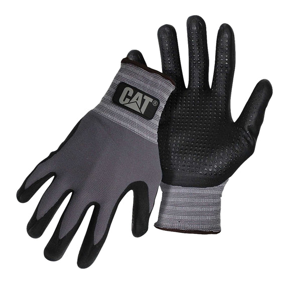 Caterpillar Men's Dipped and Dotted Nitrile Coated Palm Glove CAT017419