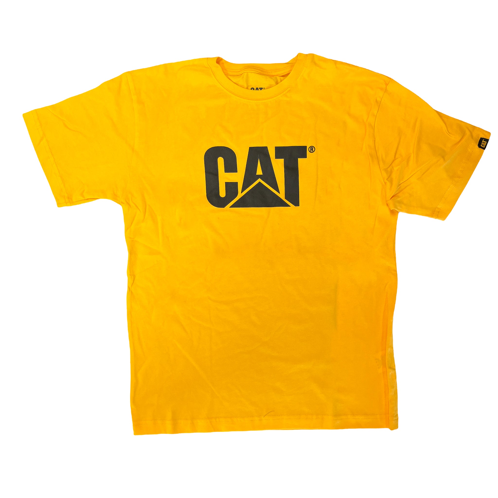 Caterpillar Men's Classic Trademark T-Shirt - Premium Cotton Jersey Tee With Logo Print - View #7