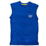 Caterpillar Men's Trademark Sleeveless Pocket T-Shirt W07074 ThatShoeStore