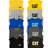 Caterpillar Men's Trademark Sleeveless Pocket T-Shirt W07074 ThatShoeStore